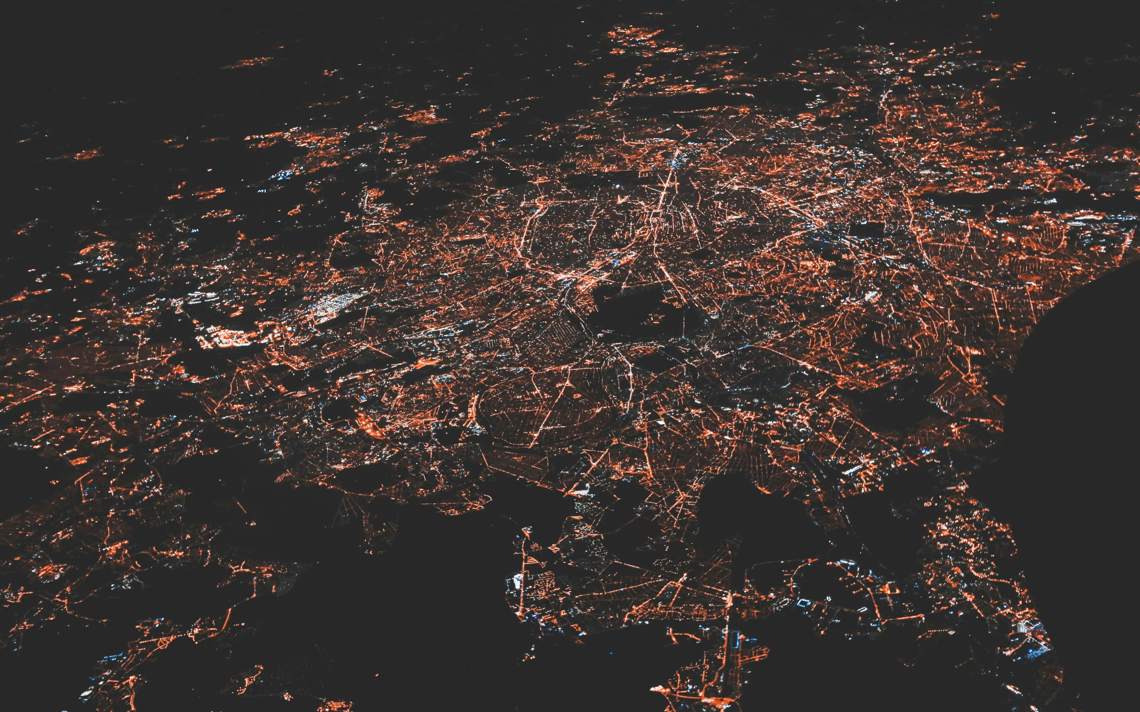 Country at night image